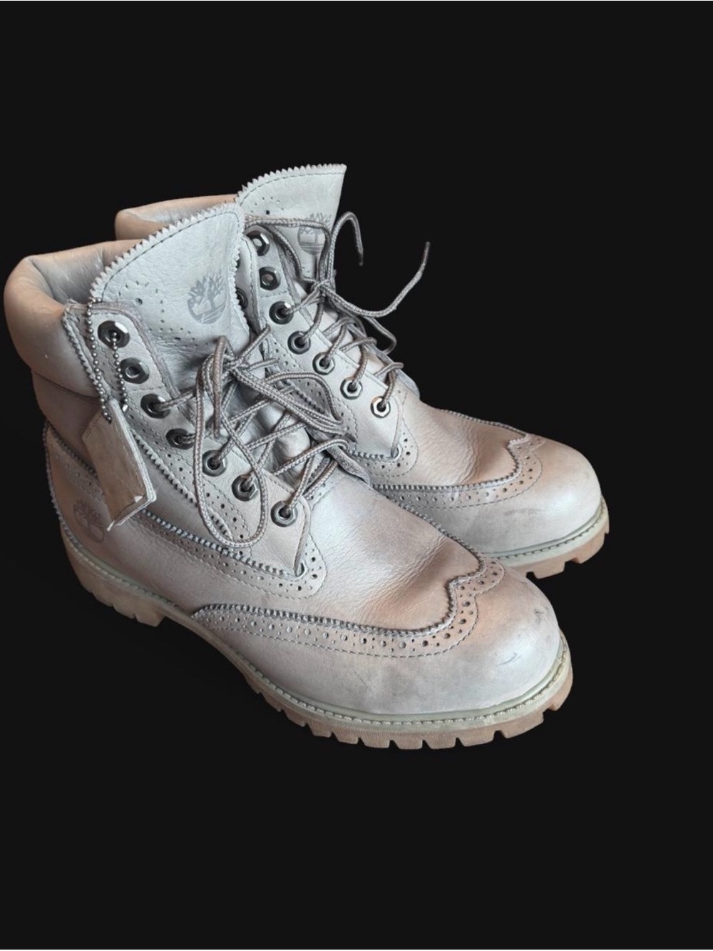 Timberland Premium 6" Brogue Boots Steeple Grey 9